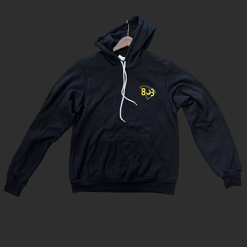 Palmetto State Hoodie - Black & Gold Has No Borders