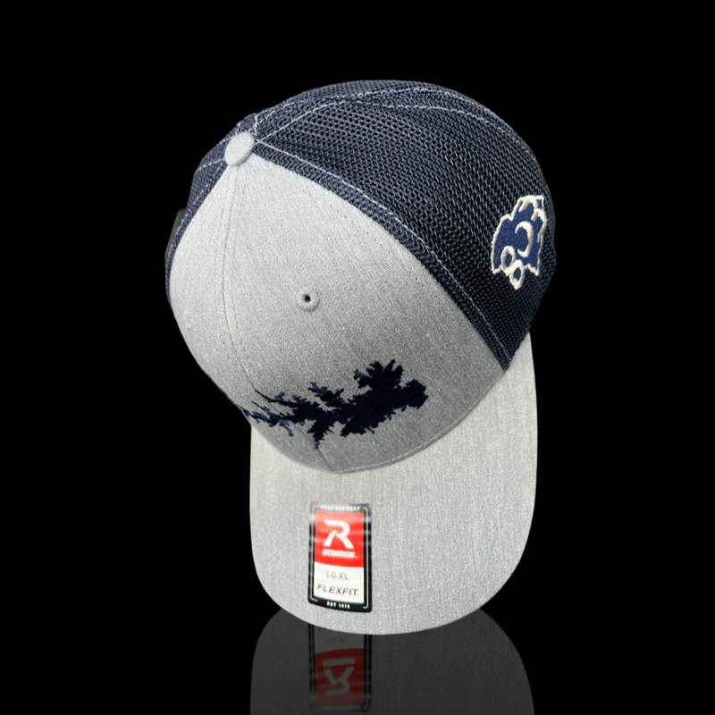 Richardson Lake Murray 803 Heather Navy Fitted Trucker Hat