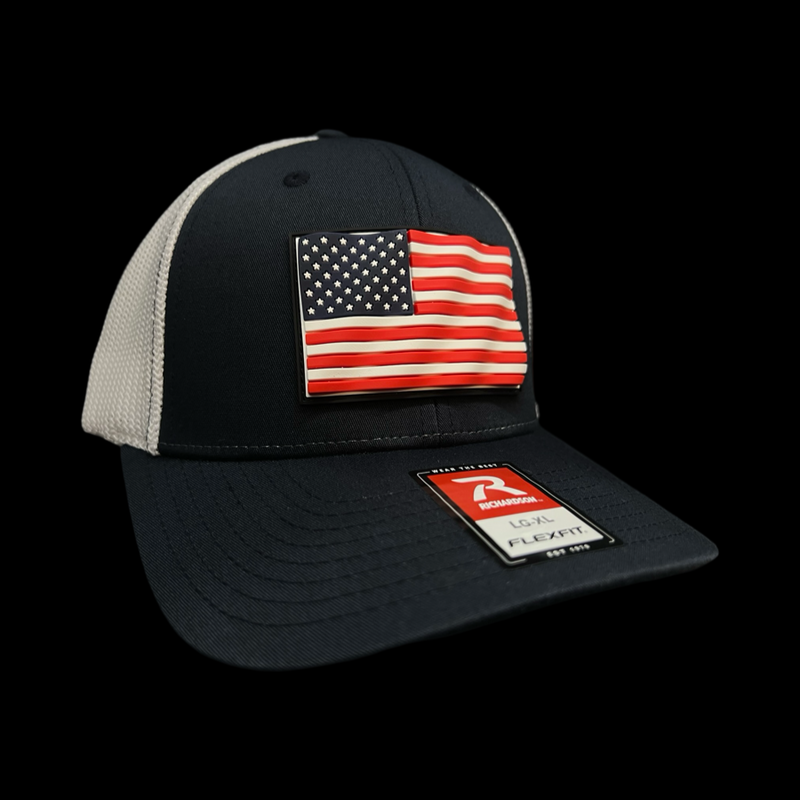 Richardson 110 3D Old Glory Waving Performance Fitted Hat