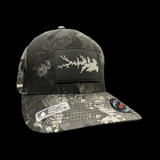 Flexfit Lake Murray Veil Camo Water Proof Fitted Hat