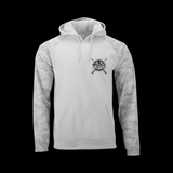 ADULT UNISEX CAMO PERFORMANCE HOODIE - Gray Collegiate Academy Archery