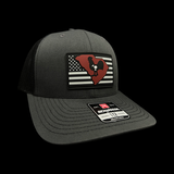 Richardson 112 Hometown Rooster Charcoal Performance Trucker Hat