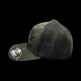 Flexfit 803 GEN II Black Camo Fitted Hat