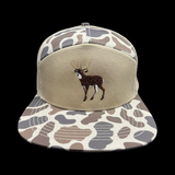 803 Lost Deer Balsa Oldscool Camo 7 Panel Flatbill Hat