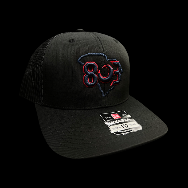 803 Special Edition ALA Patriots Give Back Black Trucker Hat