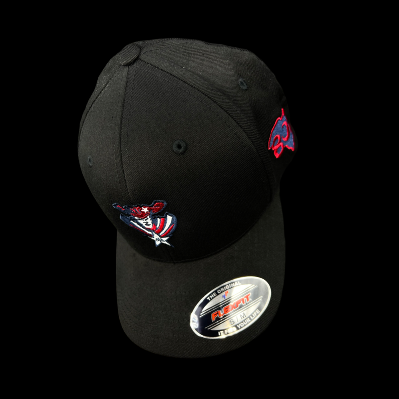 ALA Patriots 803 Special Edition GIve Back Black Flexfit Fitted Hat