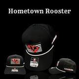 Richardson Carolina Hometown Rooster Black Performance PVC Rope Trucker Hat