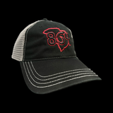 Richardson 864 Carolina Black Steel Relaxed 2nd Generation Trucker Hat