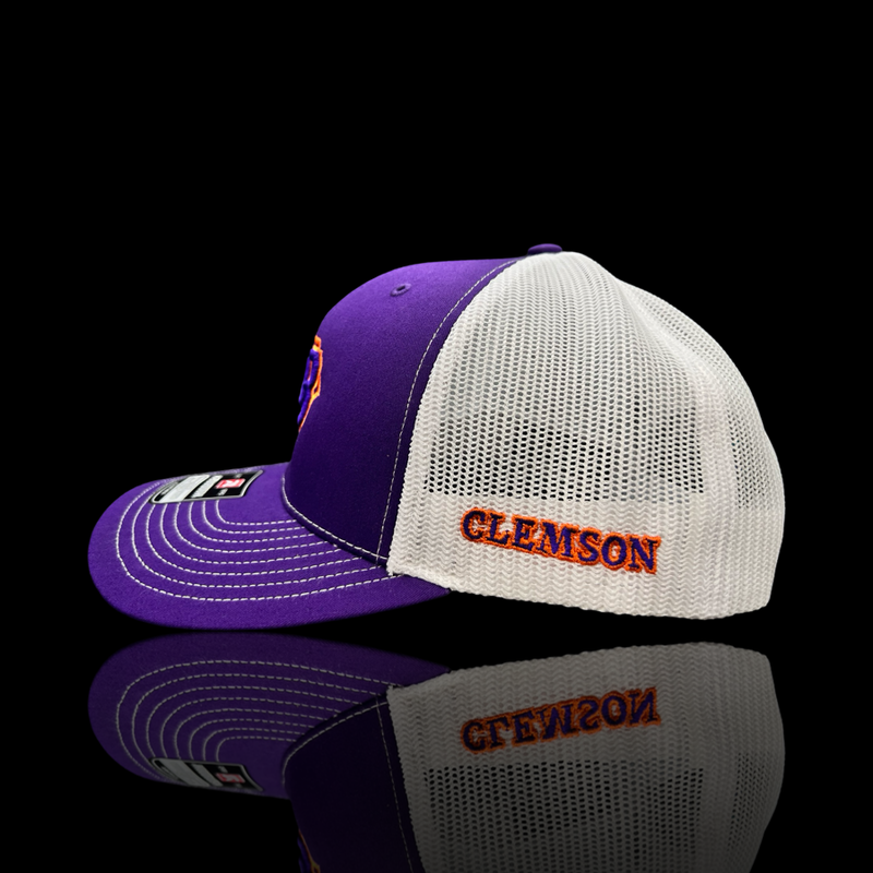 Richardson 803 Clemson Purple White 2nd Gen Trucker Hat