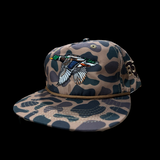 803 Lost Duck Oldscool Chocolate Camo Relaxed Rope Hat