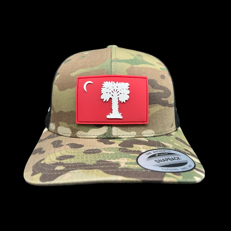 Citadel Big Red Peformance PVC Patch Multicam Trucker Hat