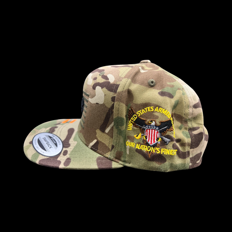 803 America Multicam Military Flatbill Hat