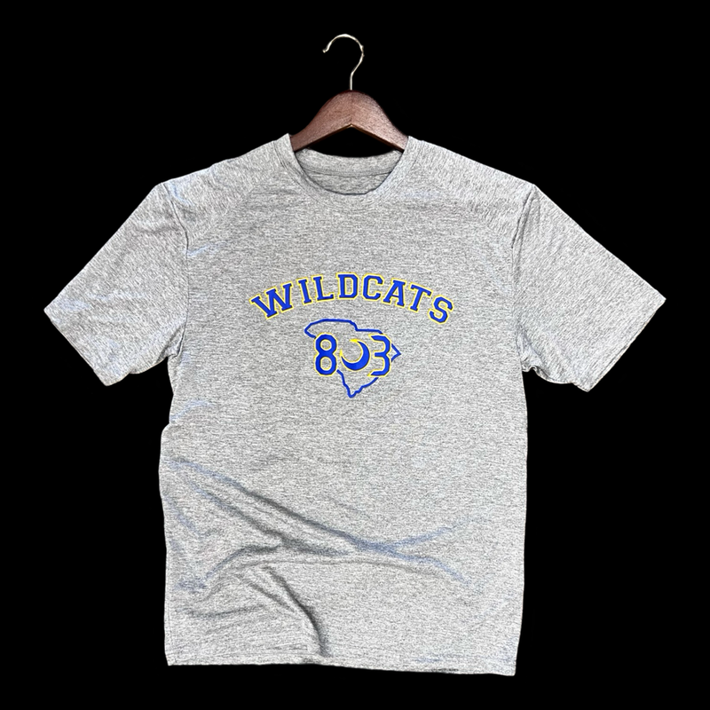 Lexington Wildcat 803 Special Edition Unisex Performance Distressed Flag Tee