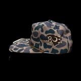 803 Lost Duck Oldscool Chocolate Camo Relaxed Rope Hat