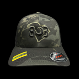 Flexfit 803 GEN II Black Camo Fitted Hat