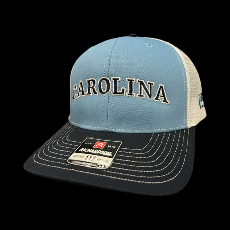 Richardson 112 Carolina Navy Light Blue White Trucker hat