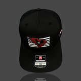 Richardson 112 Snap Hometown Rooster Black Performance Trucker Hat