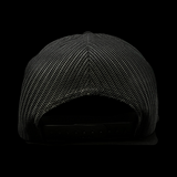 803 Richardson 112 Bottomlandblack Performance Blackout Trucker Hat