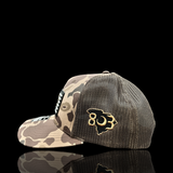 803 Richardson Bark Brown Duck Camo VBW Performance PVC Patch Trucker