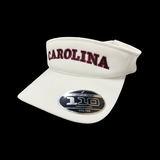 Flexfit Carolina White Adjustable Visor