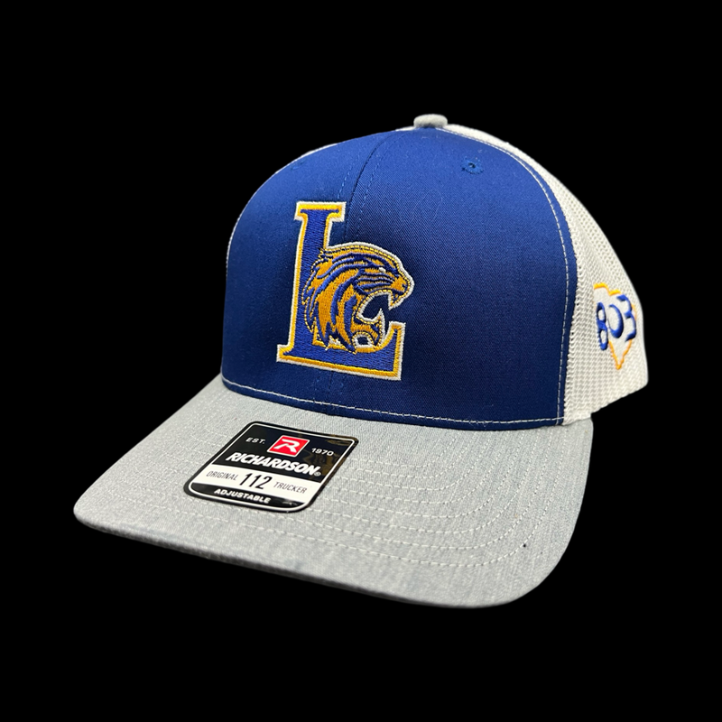 Lexington Wildcats 803 Heather Royal White Special Edition Trucker Hat