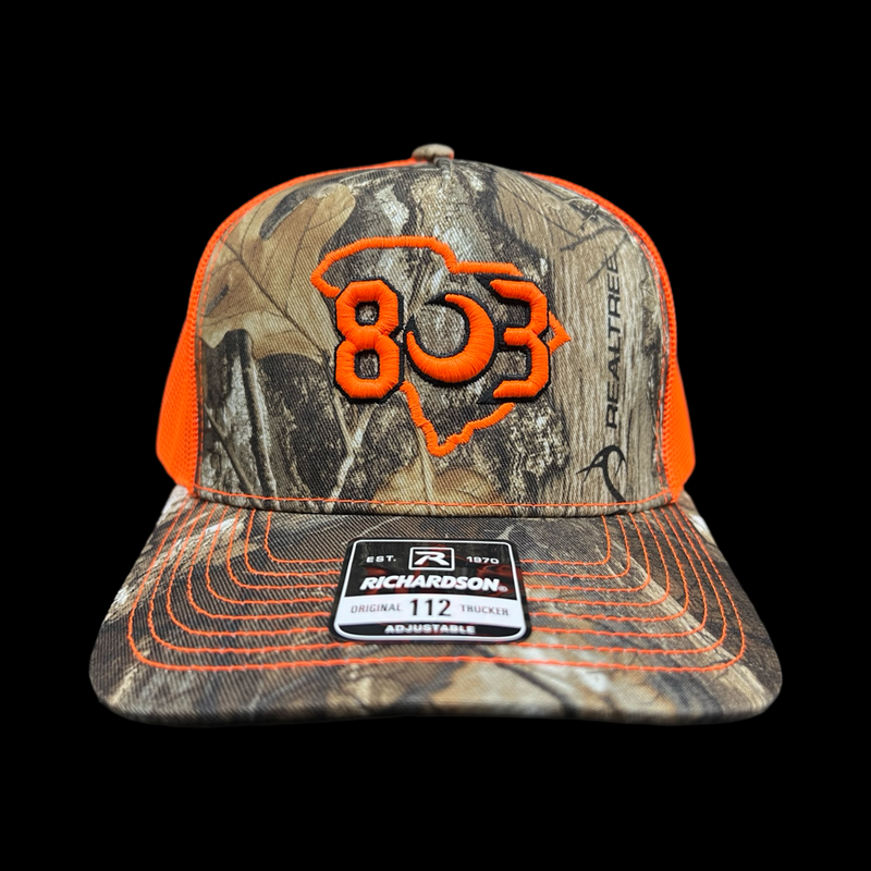 Richardson 112 803 GENII Realtree Blaze Orange Trucker Hat