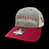 Richardson 115 Low Profile Carolina Garnet Heather Birch Trucker Hat