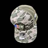 843 Richardson Marsh Duck Camo Betsy Ross Performance PVC Trucker