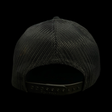 Richardson 112 Black and Gold Has No Borders Trucker Hat