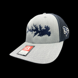 Richardson Lake Murray 803 Heather Navy Fitted Trucker Hat