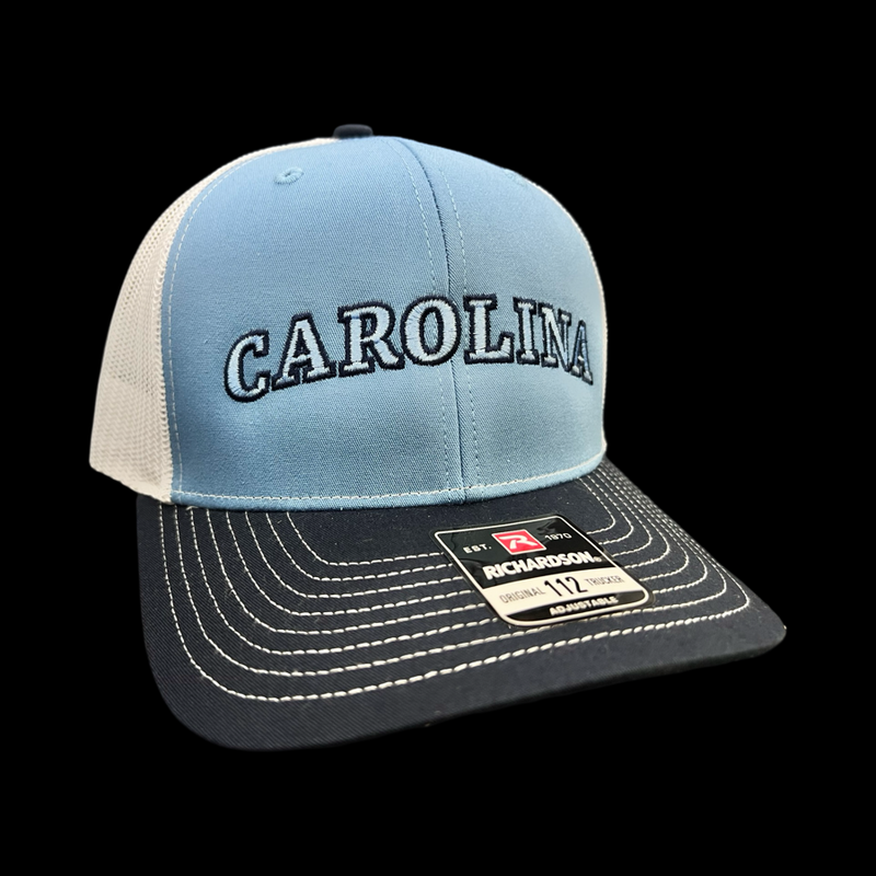 Richardson 112 Carolina 803 Navy Light Blue White Trucker hat