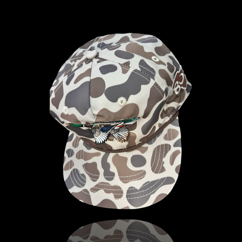 803 Lost Duck Oldscool Slough Camo Relaxed Rope Hat