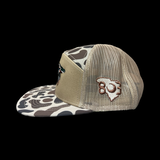 803 Lost Duck Balsa Oldscool Camo 7 Panel Flatbill Hat