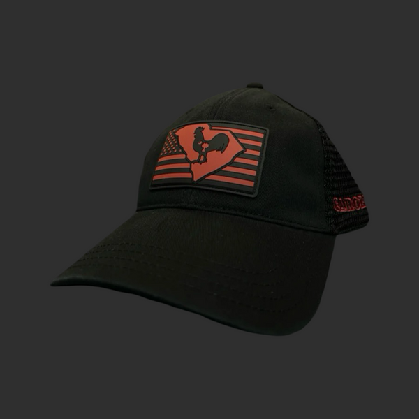 Richardson 111 Relaxed Hometown Rooster Black Performance Hat