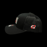 Richardson 112 Hometown GA Football Black Performance Trucker Hat