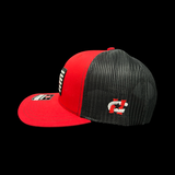 Richardson 112 Hometown GA Football Red Black Performance Trucker Hat