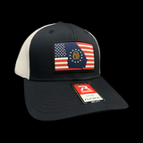 Richardson 110 Hometown Georgia Navy Patriotic Performance Fitted Hat