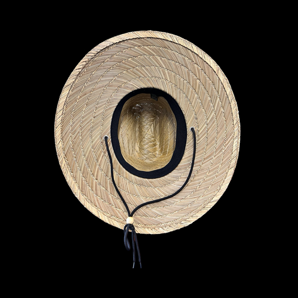 Old Glory PVC Patch Straw Hat