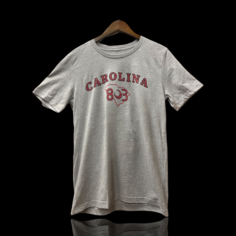 Carolina 803 Unisex Athletic Heather  Grey Premium Tee