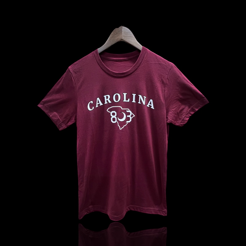 Carolina 803 Unisex Heather Garnet  Premium Tee