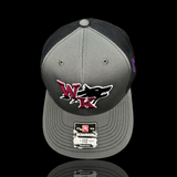 White Knoll Timberwolves 803 Special Edition 3D Charcoal Black Trucker Hat