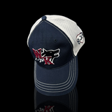 White Knoll Timberwolves 803 Special Edition 3D Navy White Relaxed Trucker Hat