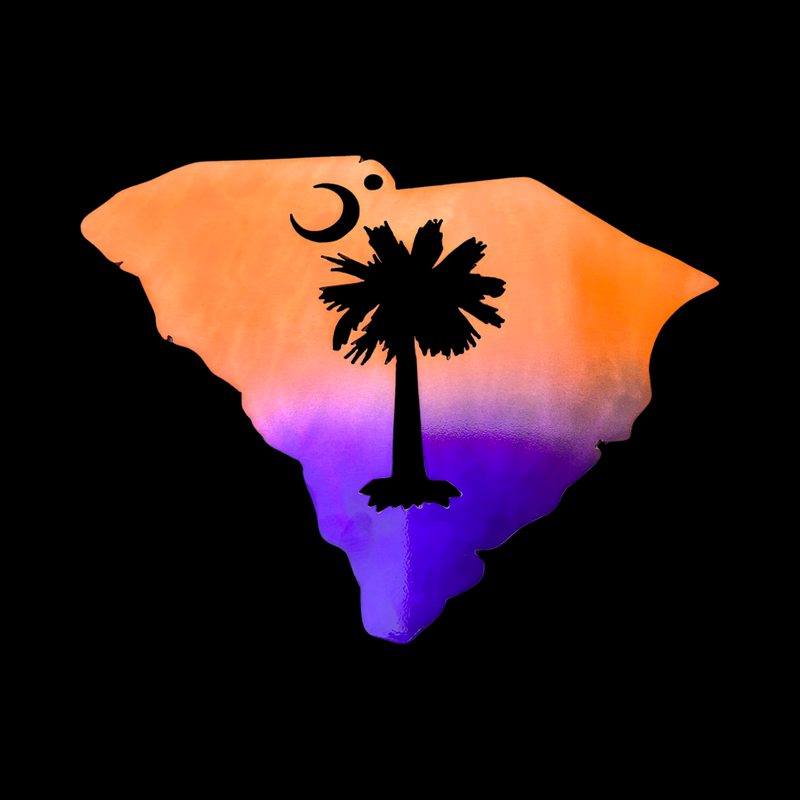 16” Palmetto Moon Clemson Theme Wall Decor