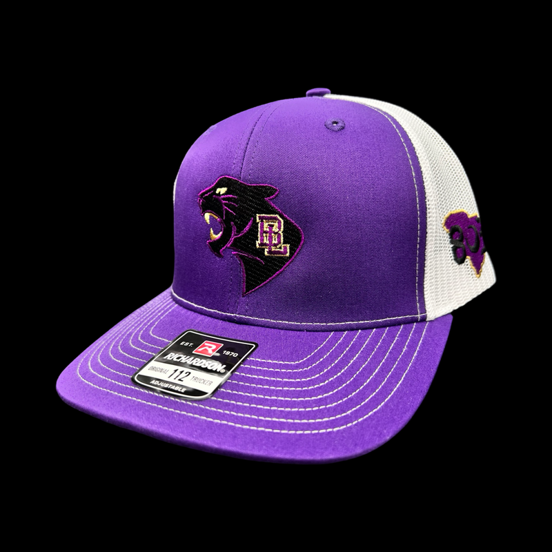 Batesburg-Leesville Panthers 803 Special Edition Purple White Trucker Hat