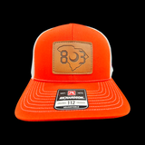 803 Richardson Clemson  Orange White Patch Trucker Hat