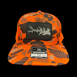 Hometown Fishing Blaze Orange Duck Camo Lake Murray Patch Trucker Hat