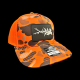 Hometown Fishing Blaze Orange Duck Camo Lake Murray Patch Trucker Hat