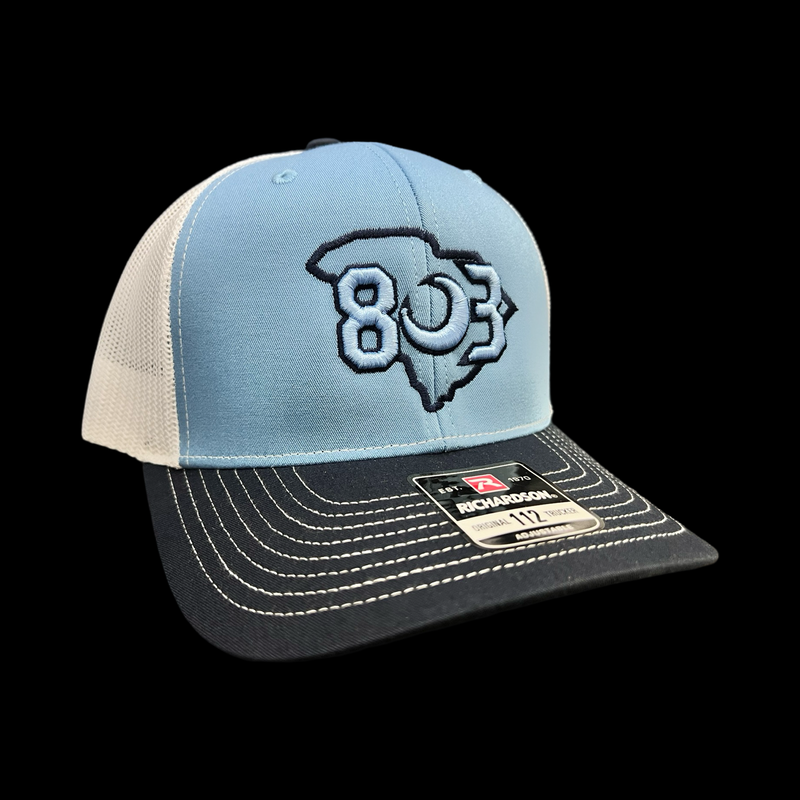 Richardson 803 Carolina Navy Light Blue 2nd Gen Trucker Hat