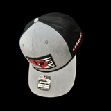 Richardson 112 Rope Snapback Hometown Rooster Heather Black Performance PVC Rope Trucker Hat