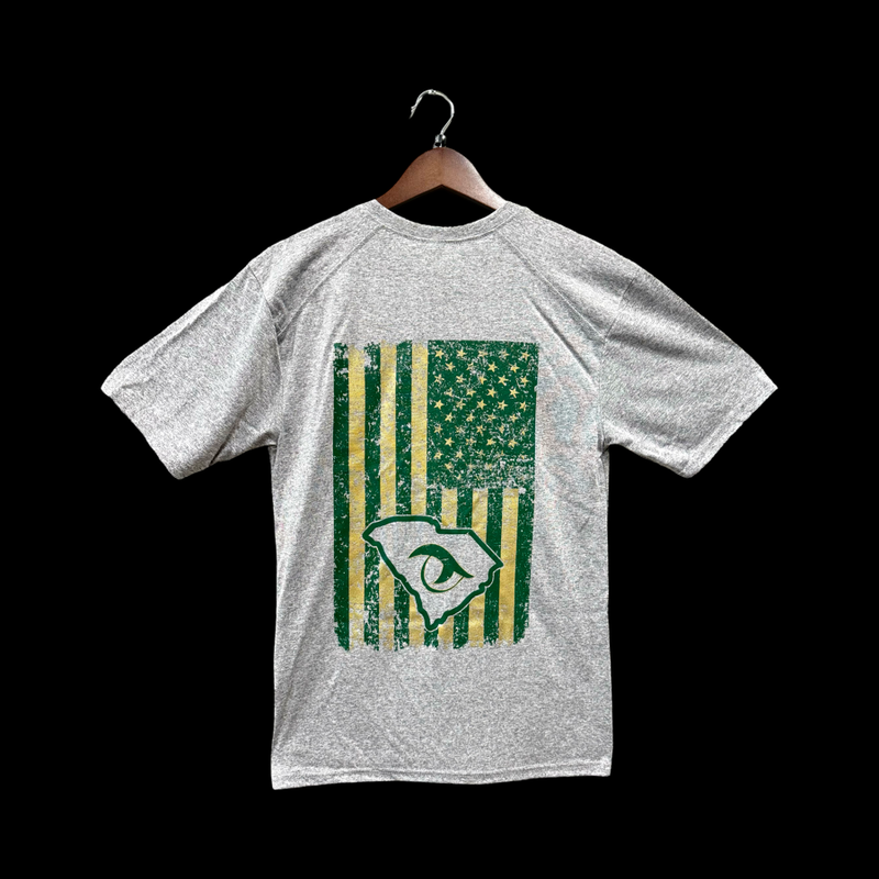 River Bluff Gator 803 Special Edition Unisex Performance Distressed Flag Tee